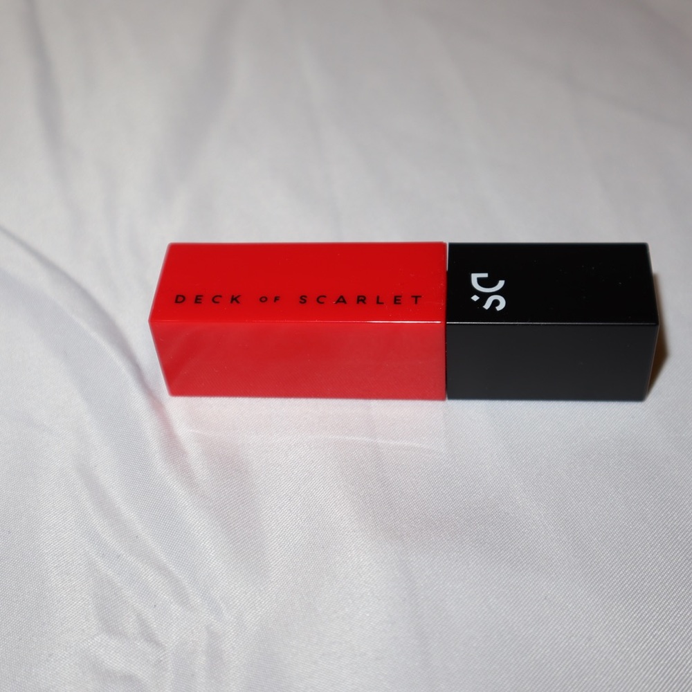 Deck of Scarlet Patent Leather Lacquer